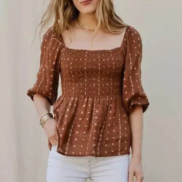 Matilda Jane Good Heart Kimbell Top Size Large - Picture 1 of 15